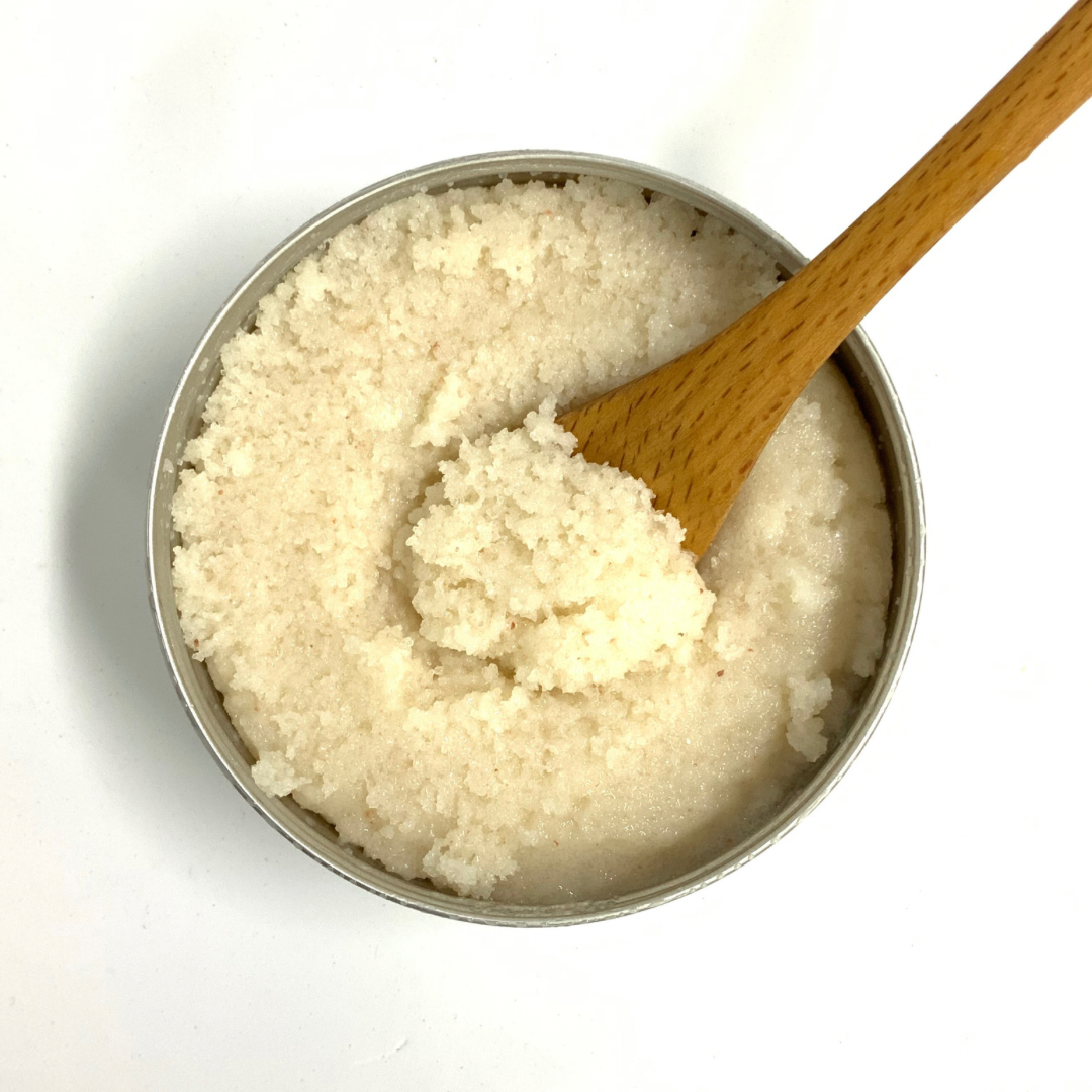 NEW! Brightening Sugar & Pink Salt Body Scrub For Softer Skin