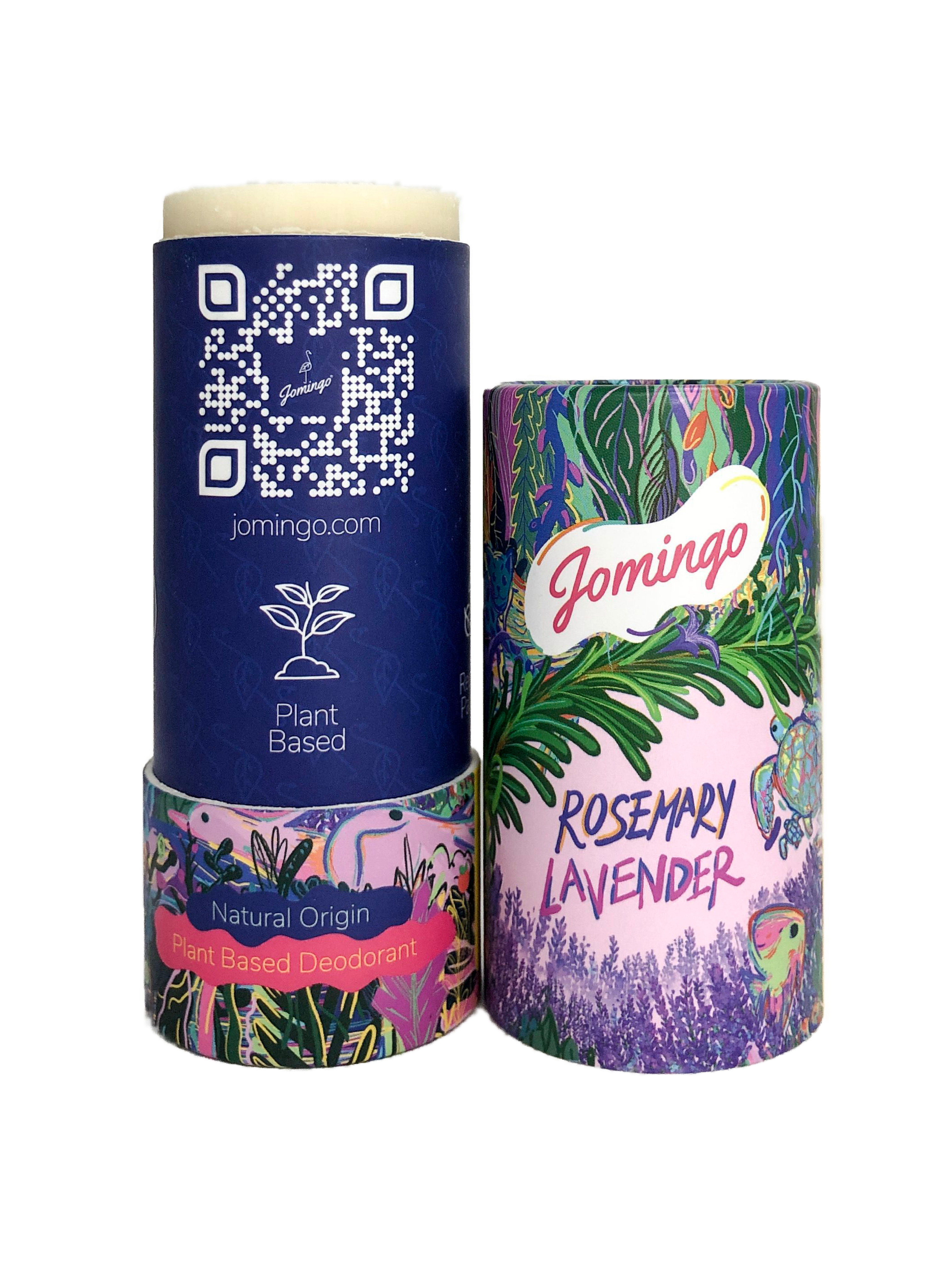 Natural, Aluminium Free & Plant Based Deodorant Stick For Men, Women and Kids - Rosemary Lavender 50g
