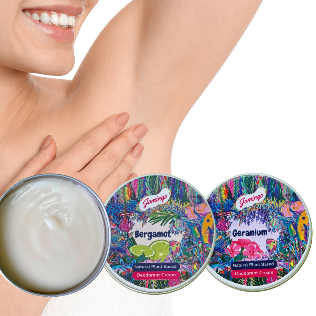 Natural Deodorant Cream, Plant Based, Aluminium-Free, Strong 12 Hours Anti-Odor, 30g