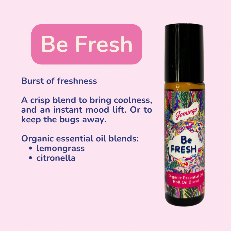 [FREE Box With Any 3 Roll Ons] Jomingo Festive Christmas Gift Set – Organic Essential Oils Aromatherapy Roll-On Collection