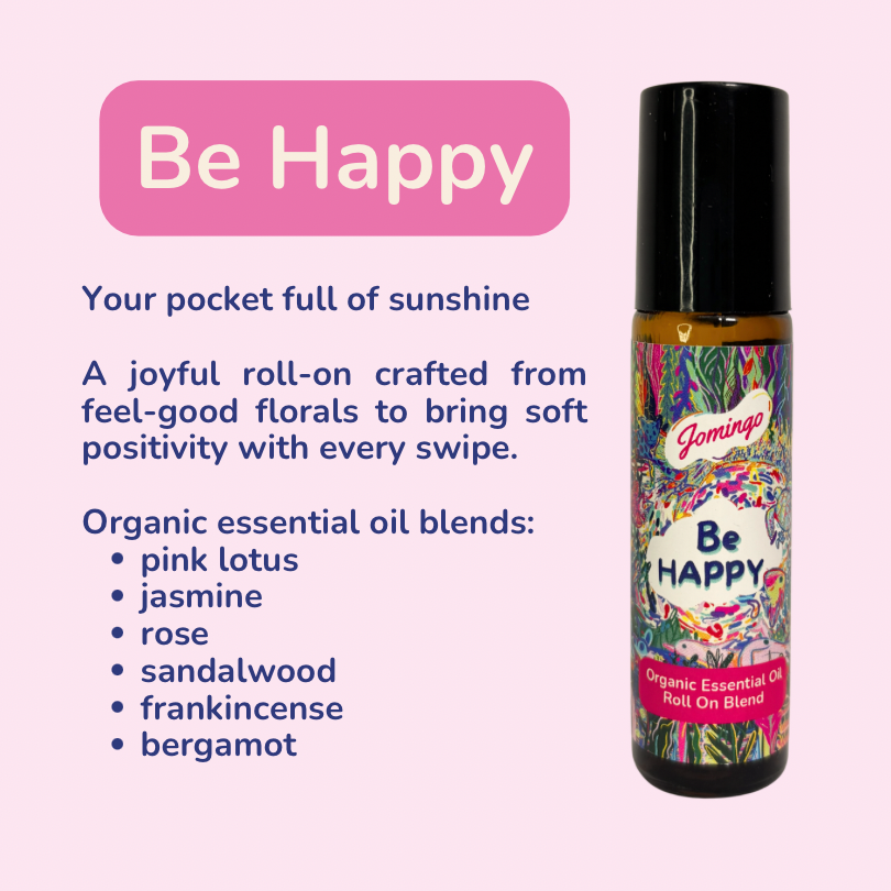 [FREE Box With Any 3 Roll Ons] Jomingo Festive Christmas Gift Set – Organic Essential Oils Aromatherapy Roll-On Collection