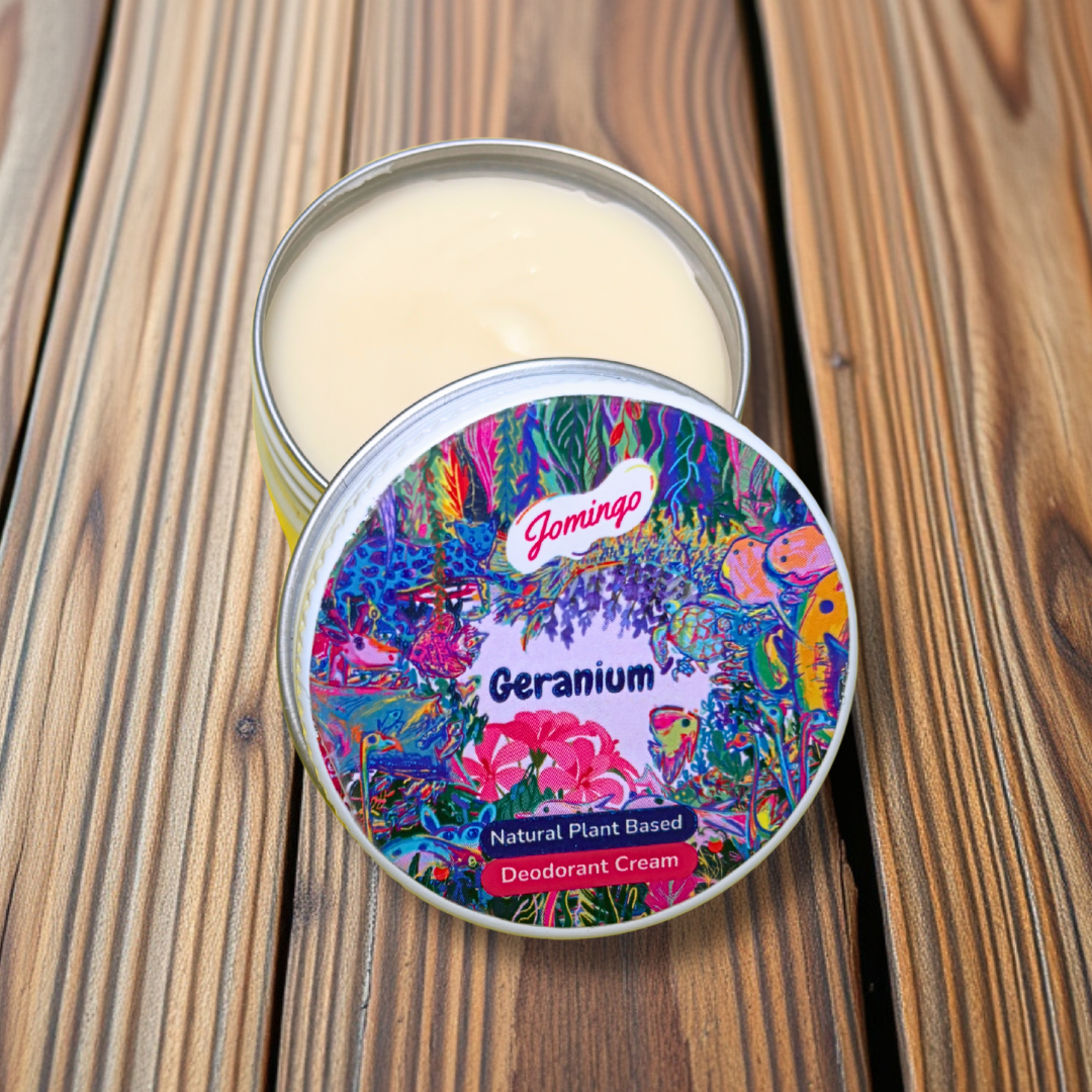 Natural Deodorant Cream, Plant Based, Aluminium-Free, Strong 12 Hours Anti-Odor, 30g