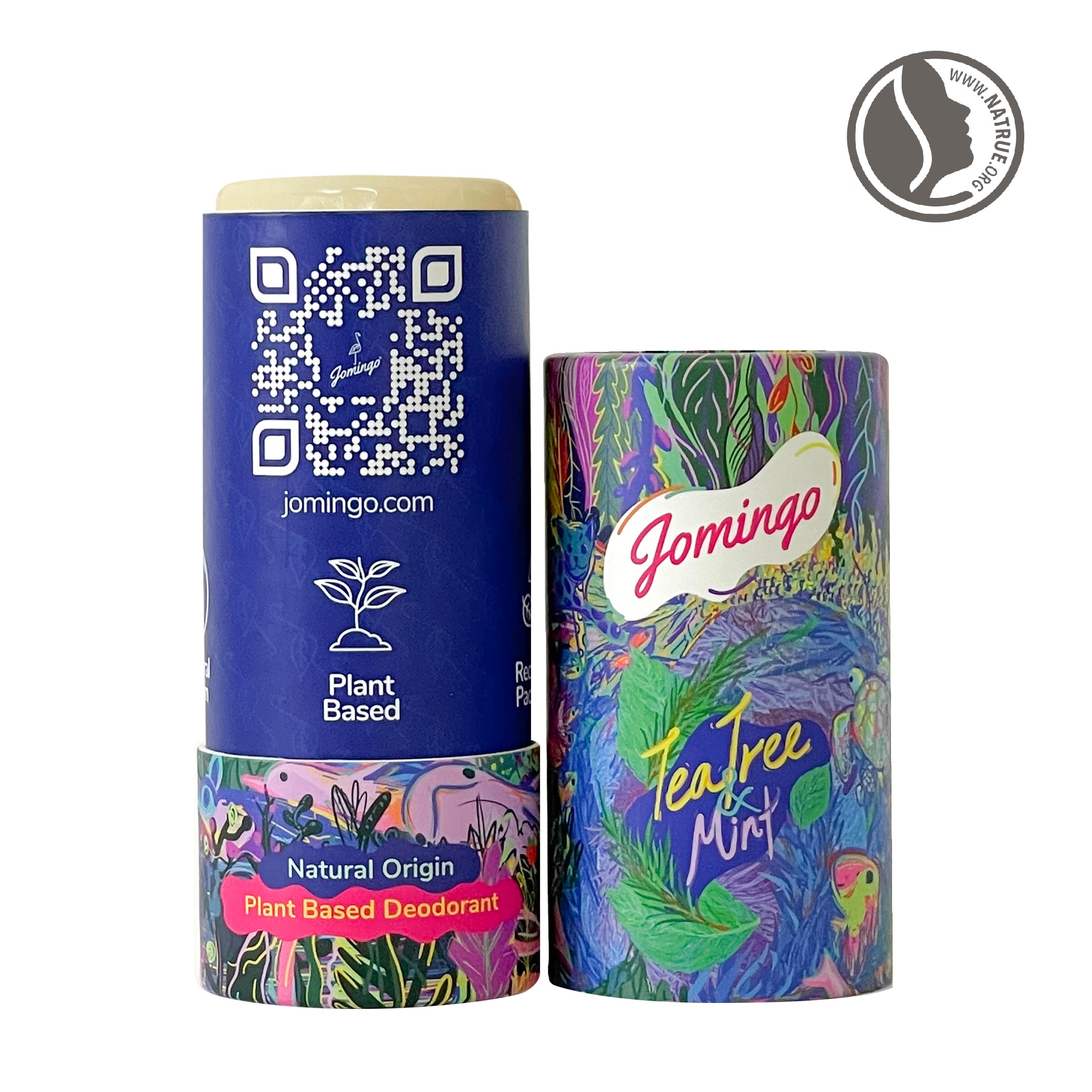 Certified Natural, Aluminium Free  & Plant Based Deodorant Stick For Men, Women and Kids - Tea Tree Mint